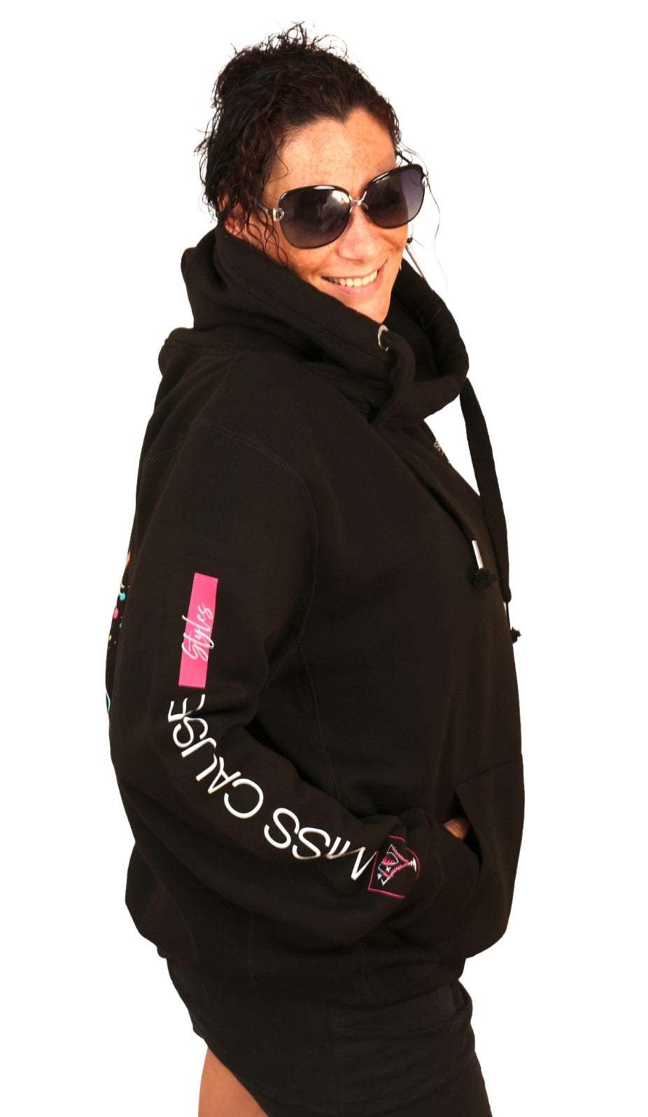 Cowl Neck Hoody - UNISEX