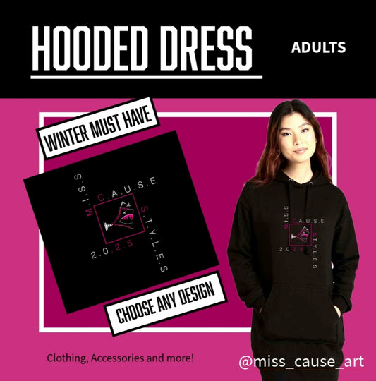 Hooded dress - ADULTS