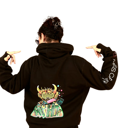 Cowl Neck Hoody - UNISEX
